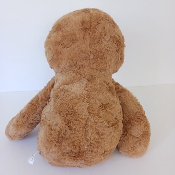 Spark Create Imagine Sloth Smiling 17” Long Plush Brown Stuffed Animal Soft Toy - Picture 4 of 7